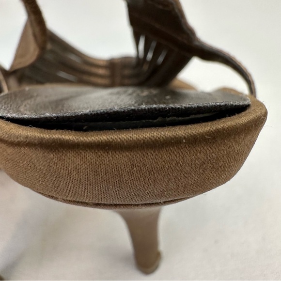 Kenneth Cole Reaction Know Way Bronze Satin Sandal 6.5 - Picture 7 of 11